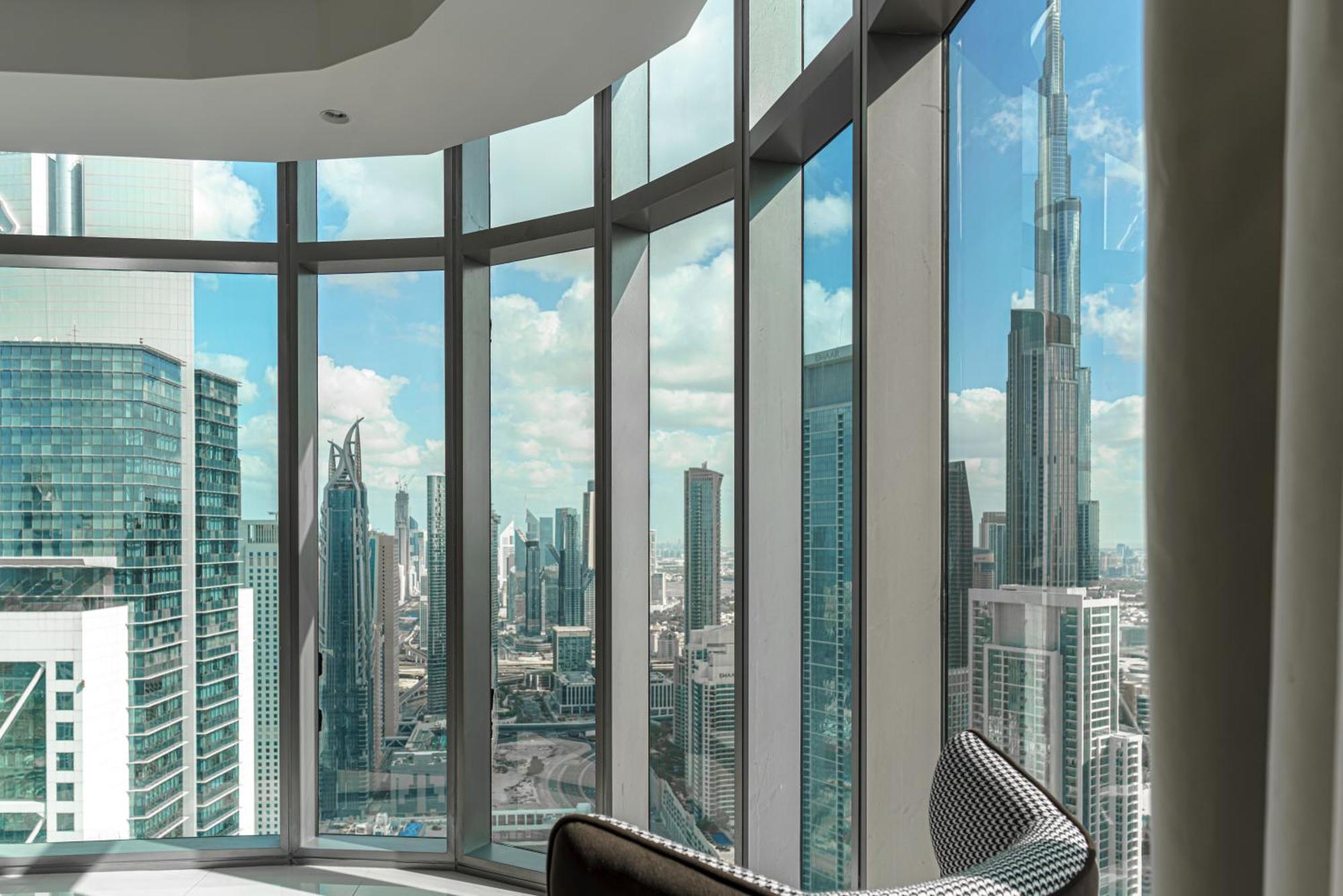 Paramount Tower Hotel And Residences With Infinity Sky Pool Dubai Eksteriør billede